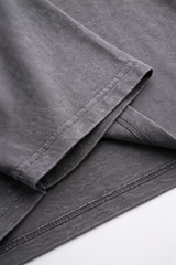 Premium cotton t-shirt fabric and stitching detail