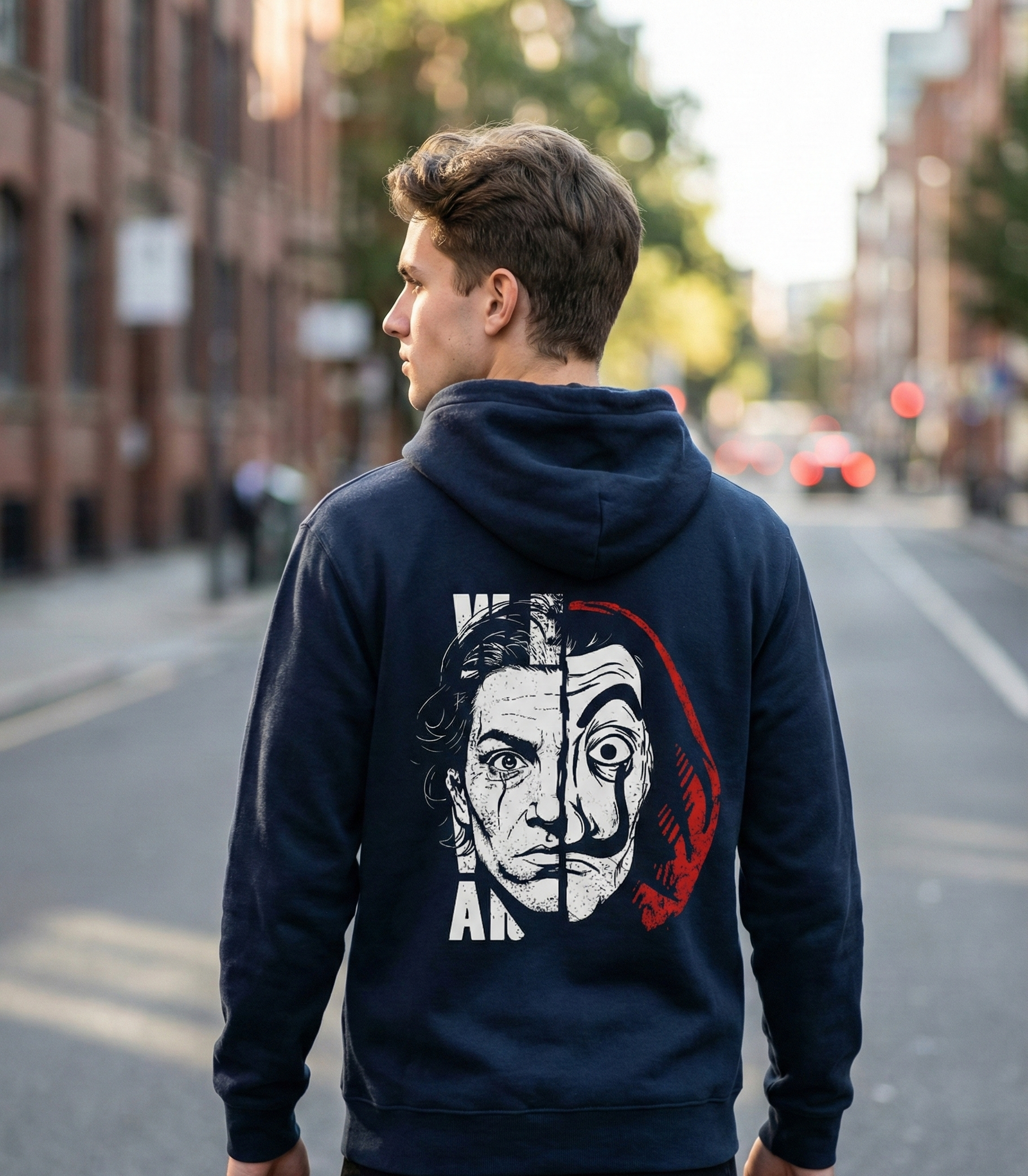 Premium Cotton Graphic Hoodie for Men & Women | 300 GSM Brushed Fleece Streetwear Hoodie OOVIZ