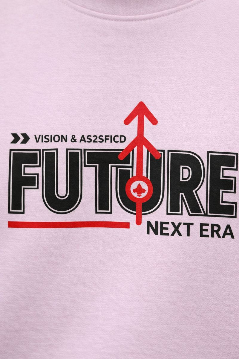 Future Next Era graphic print on oversized sweatshirt, high quality print on premium fabric